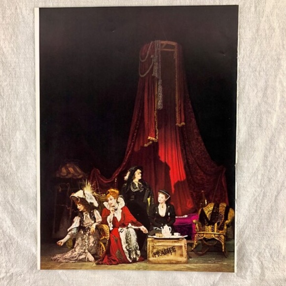 ! 1 Page/2 Sides frm 1951 VTG Photo Book, Models Backstage, Madwoman of Chaillot - Picture 3 of 6